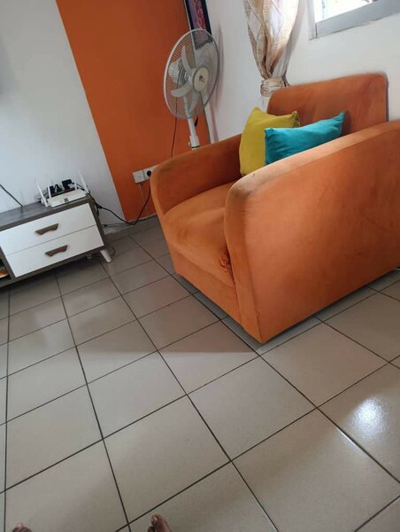 Canapé moderne en velours