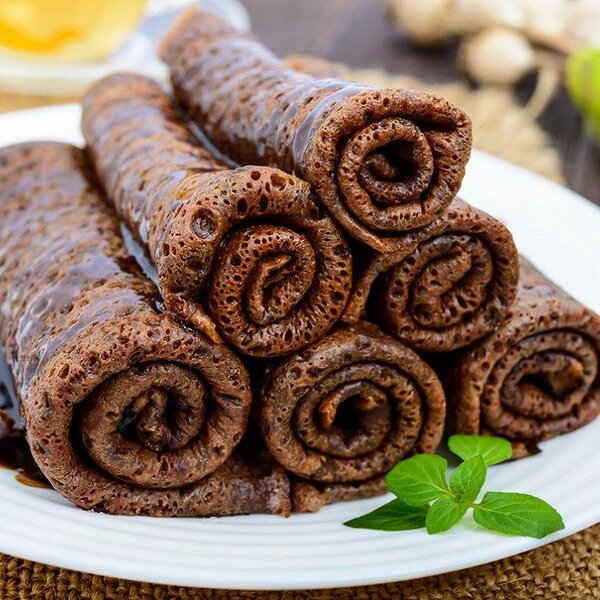 Crêpes au cacao gourmandes