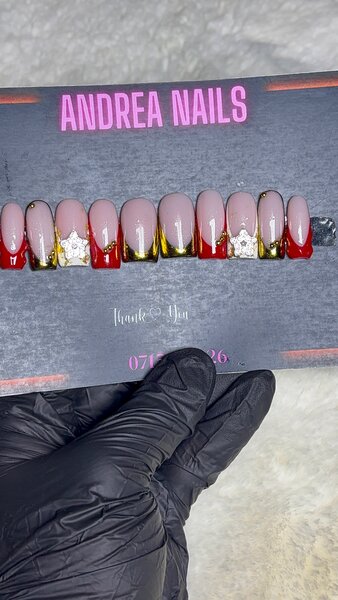 Ongles Press-On Étoile Glam