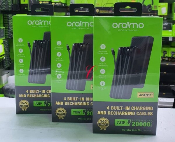 Power Bank Oraimo 20,000mAh