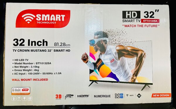 Tv led Smart HD 32 Pouces wifi