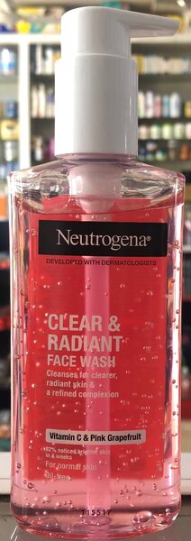 NEUTROGENA CLEAR & RADIANT FACE WASH 200ML