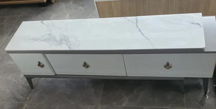 Meuble TV Moderne Blanc