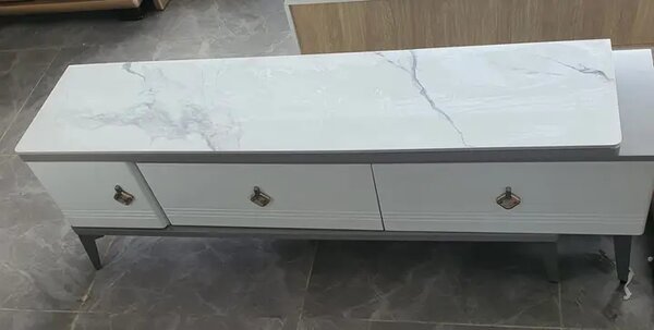 Meuble TV Moderne Blanc