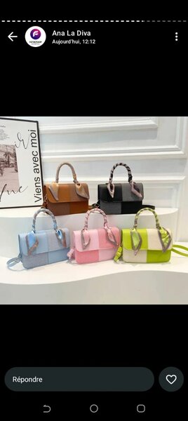 Sac à main coloré moderne