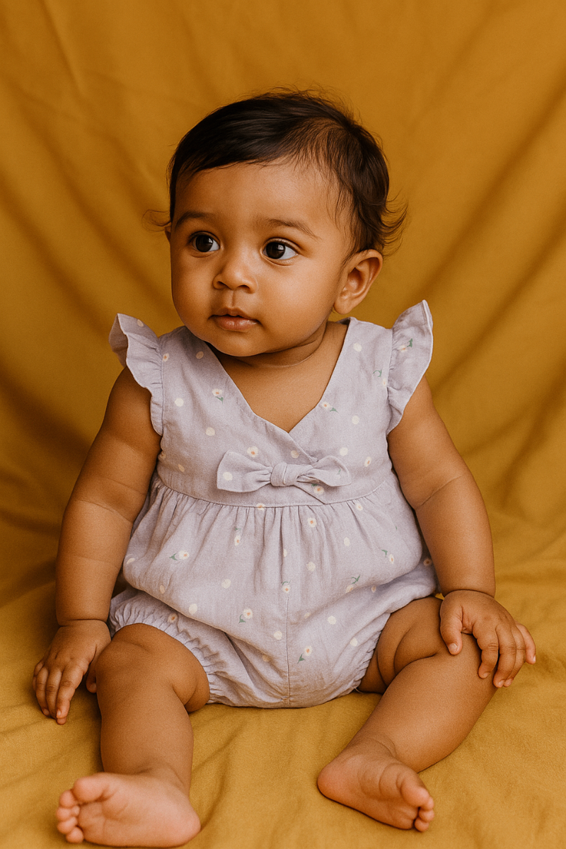 Barboteuse bébé en coton doux