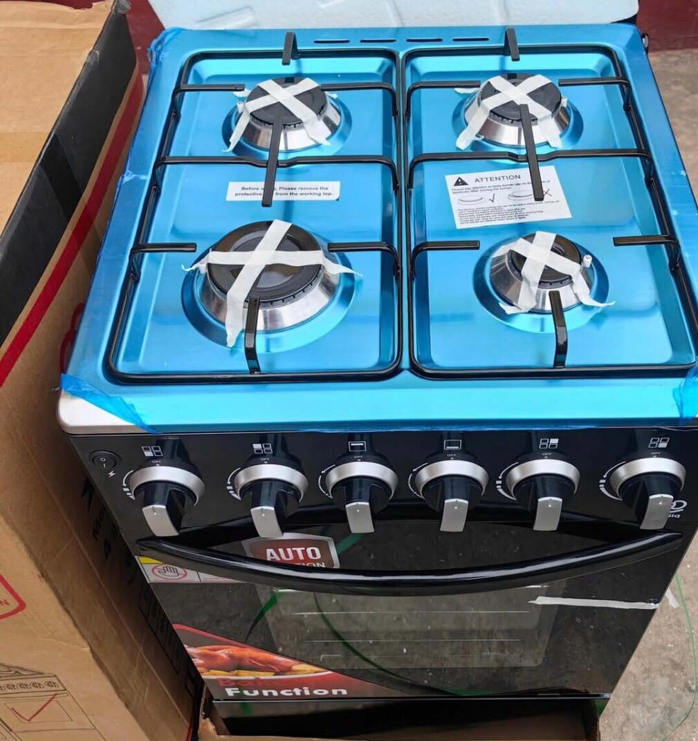 Volcano stove with oven