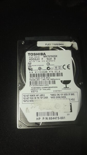 Disque dur toshiba