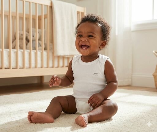 Body bébé blanc coton 2 pieces