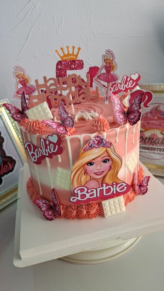 Barbie Theme Cake