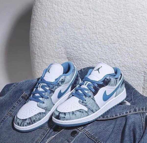 Sneakers en denim bleu
