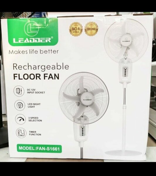 Ventilateur Rechargeable LEADDER
