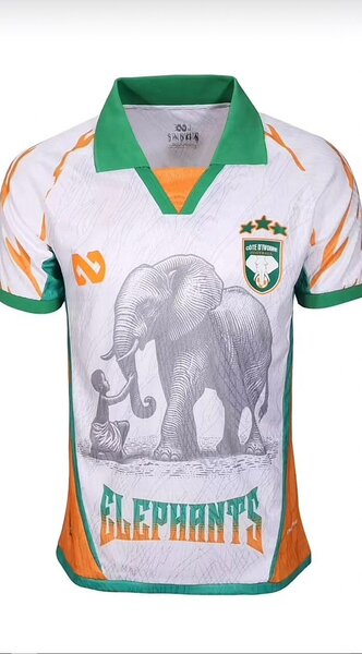 Maillot Éléphants Football