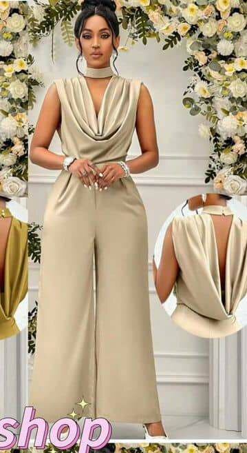 Combinaison élégante sans manches