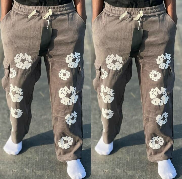 Pantalons cargo streetwear colorés