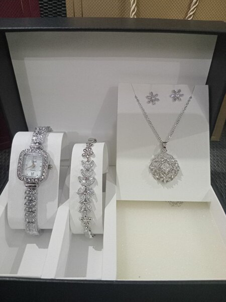 3 in 1 Silver jewellery set