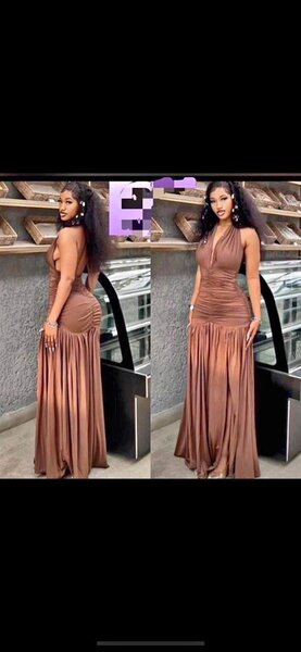 Robe Élegante Satinée Femme