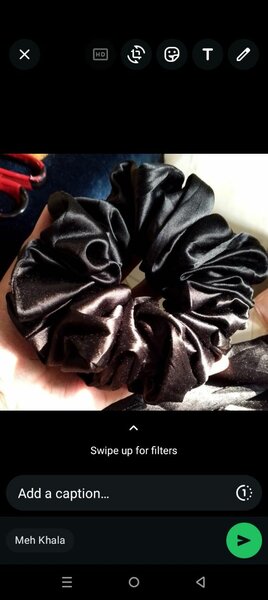 Hijab voloumizer scrunchie