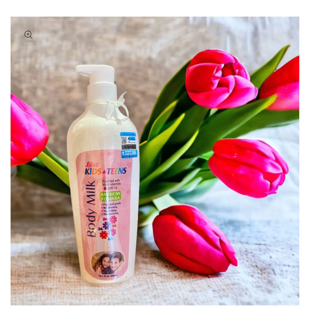 Lilies Kids and Teens Body Milk