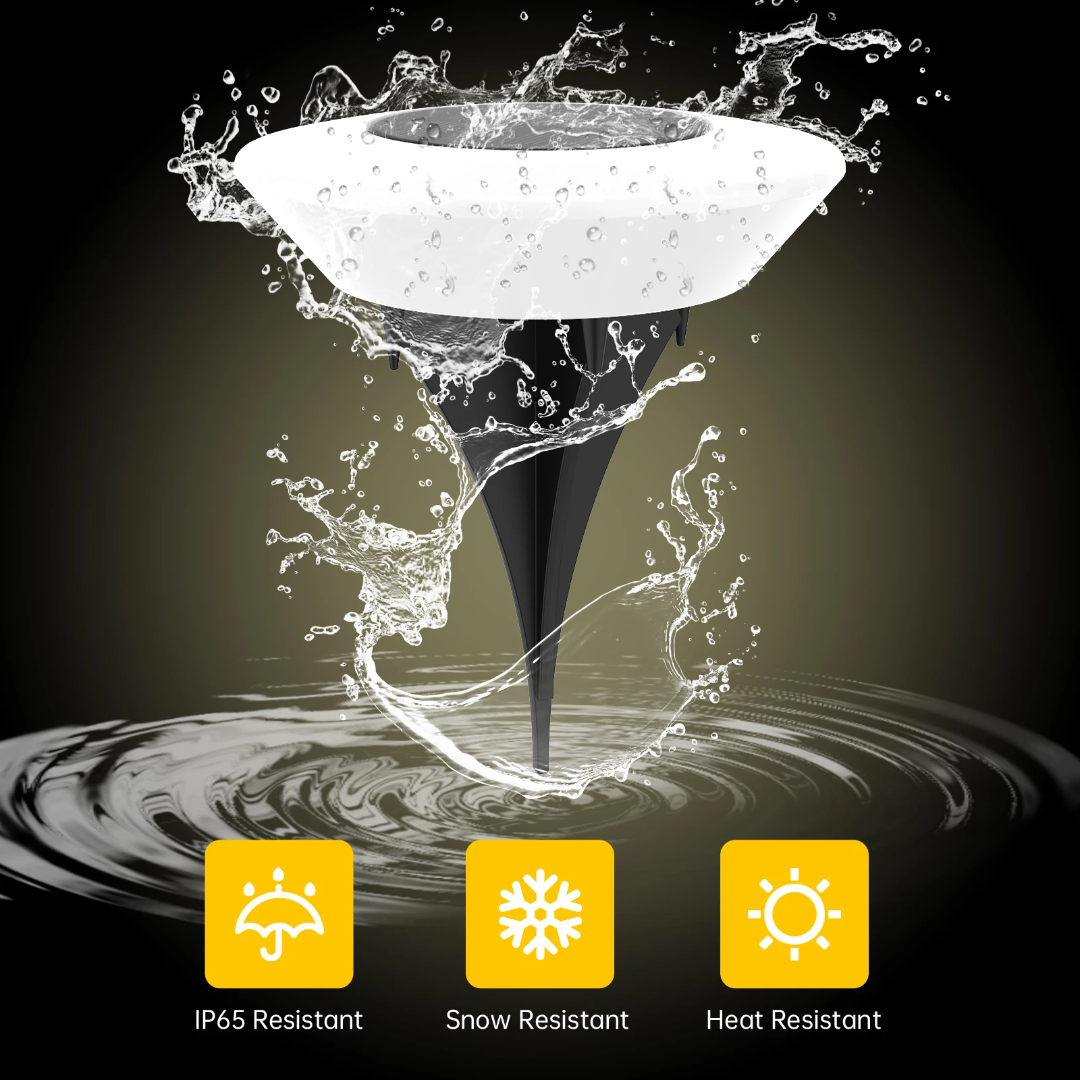 Lampe de sol solaire LED