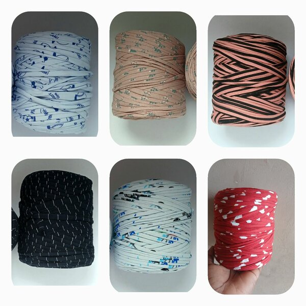 Pattered T shirt yarns