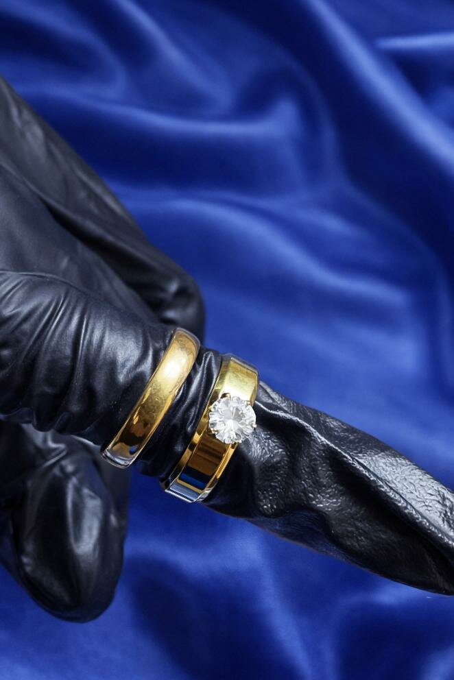 Bague de fiançailles élégante