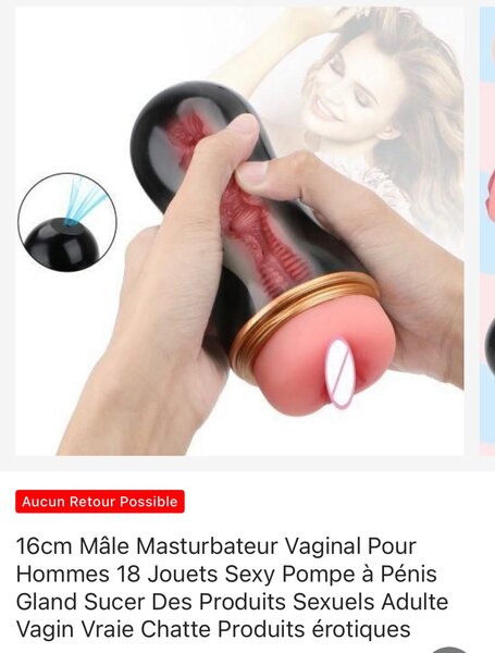 Masturbateur Homme 16cm