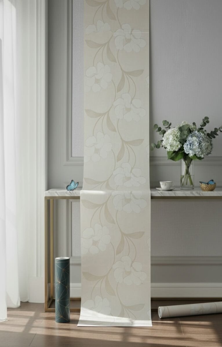 Papier Peint Floral Tendre