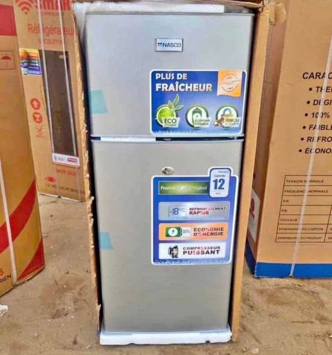Réfrigérateur double porte éco