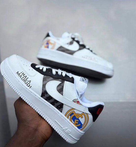 Baskets personnalisées Real Madrid