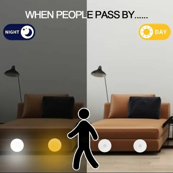 Lumières LED à Détection 5pcs