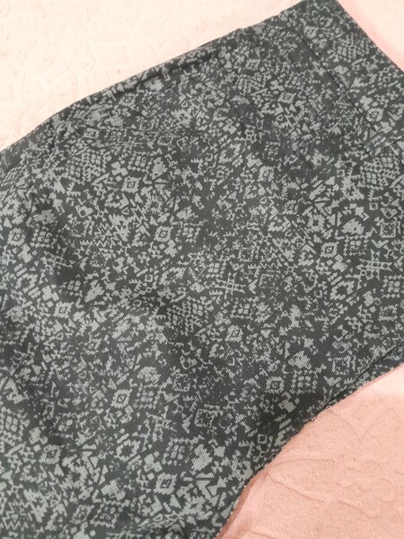 BLACK PRINTED PANTS