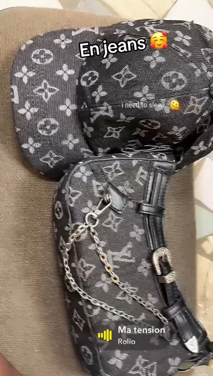 Sac à main mode avec chapeau