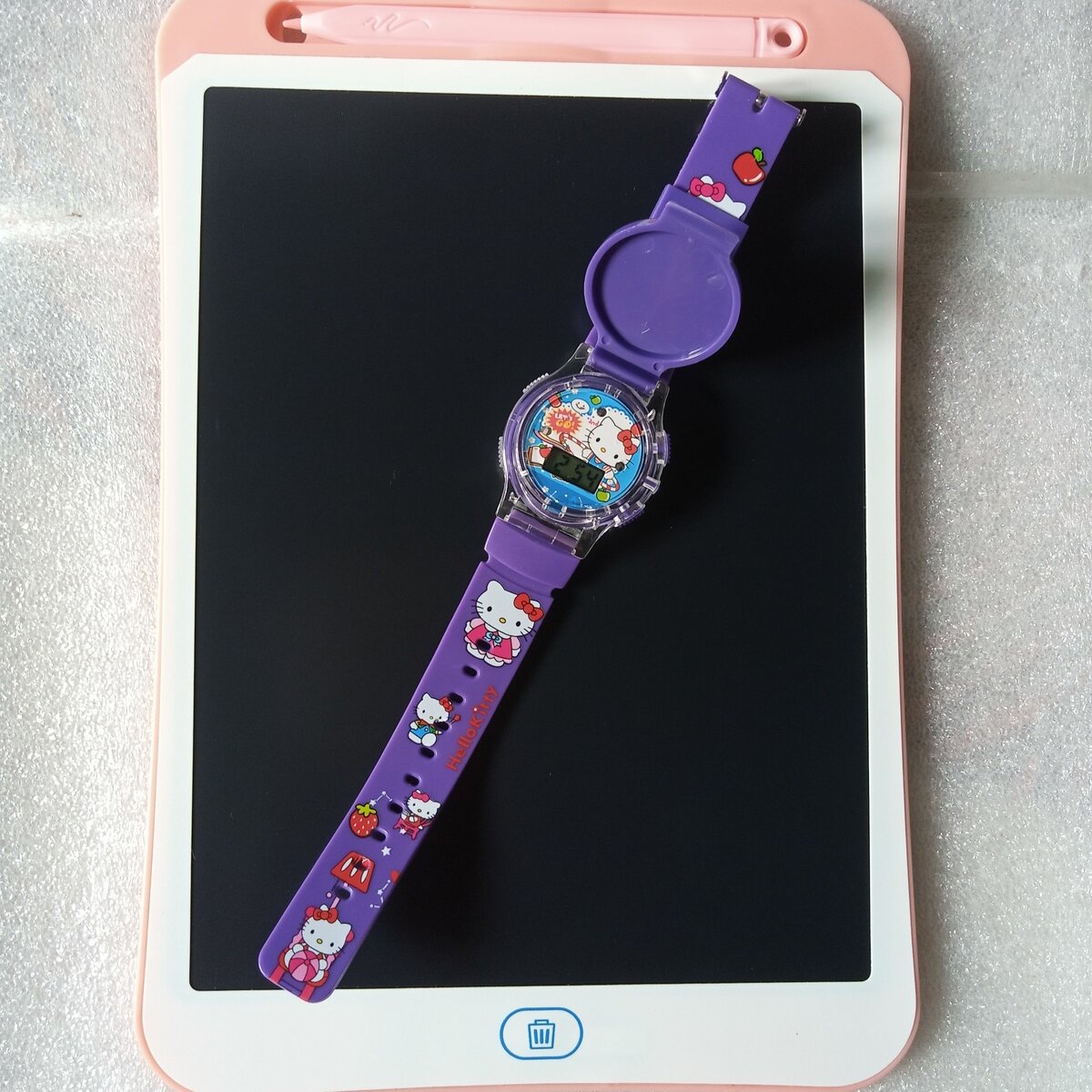 SUPER Ardoise Éducatif LCD 10 " et montre numérique 