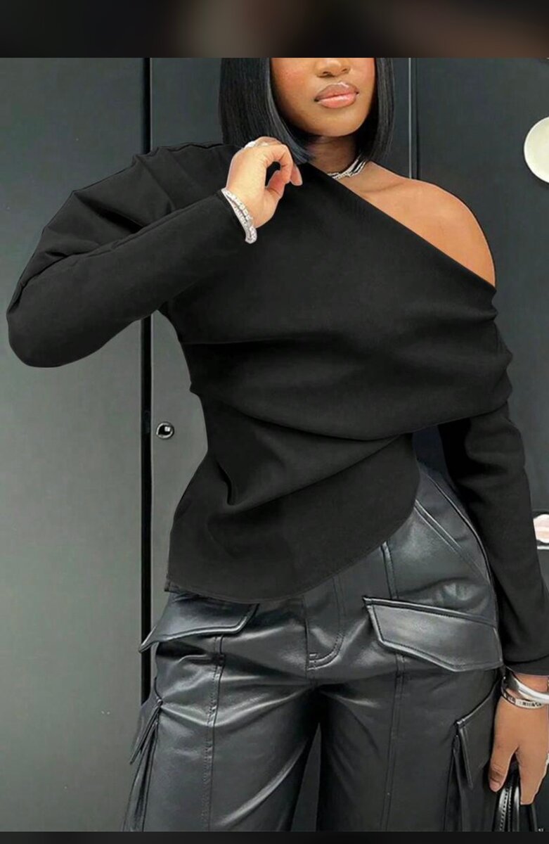 Pull asymétrique élégant