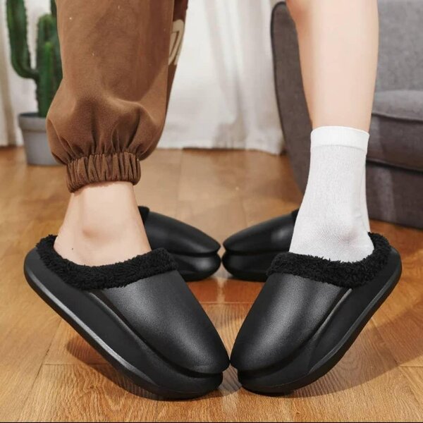Chaussons douillets unisexes