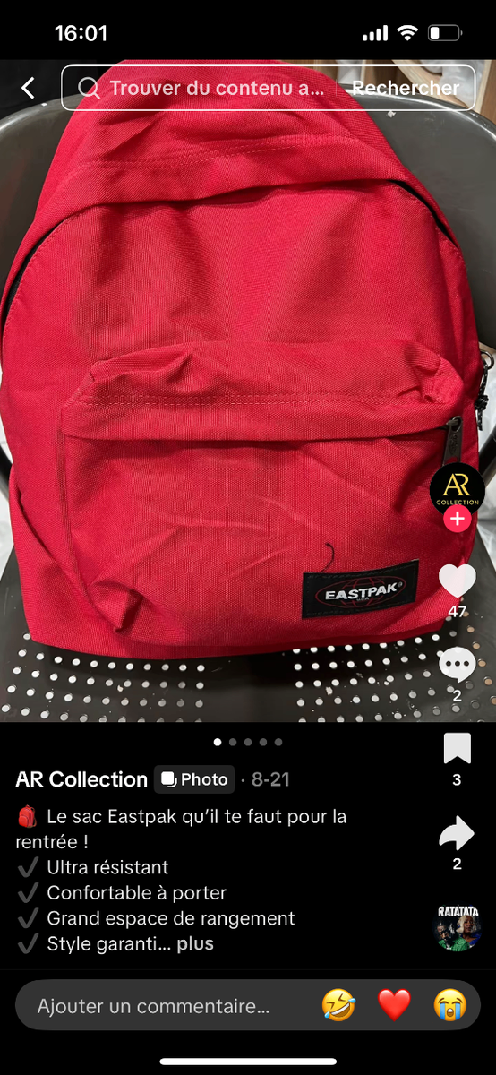 Sac à dos Eastpak résistant