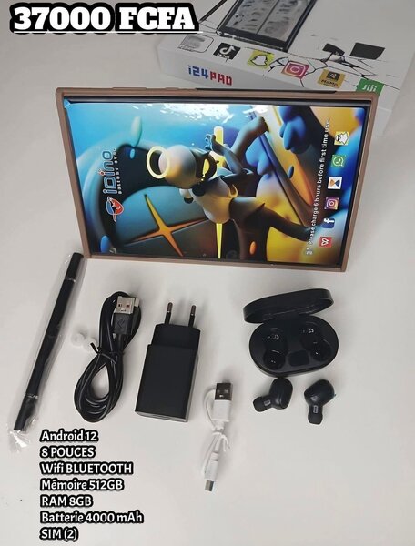 Tablette Android 12 8 Pouces