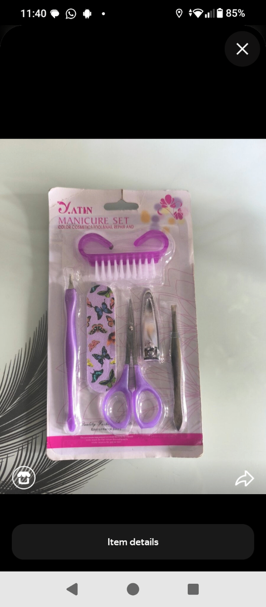 7-Piece Manicure Set Grooming Kit