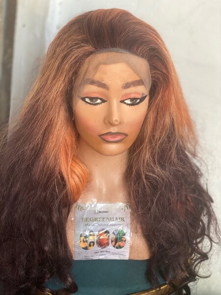 Full frontal bounce wig