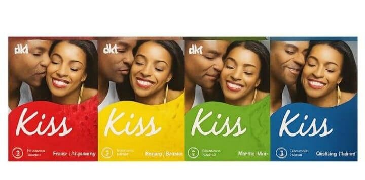 12 préservatifs Kiss Fruitées