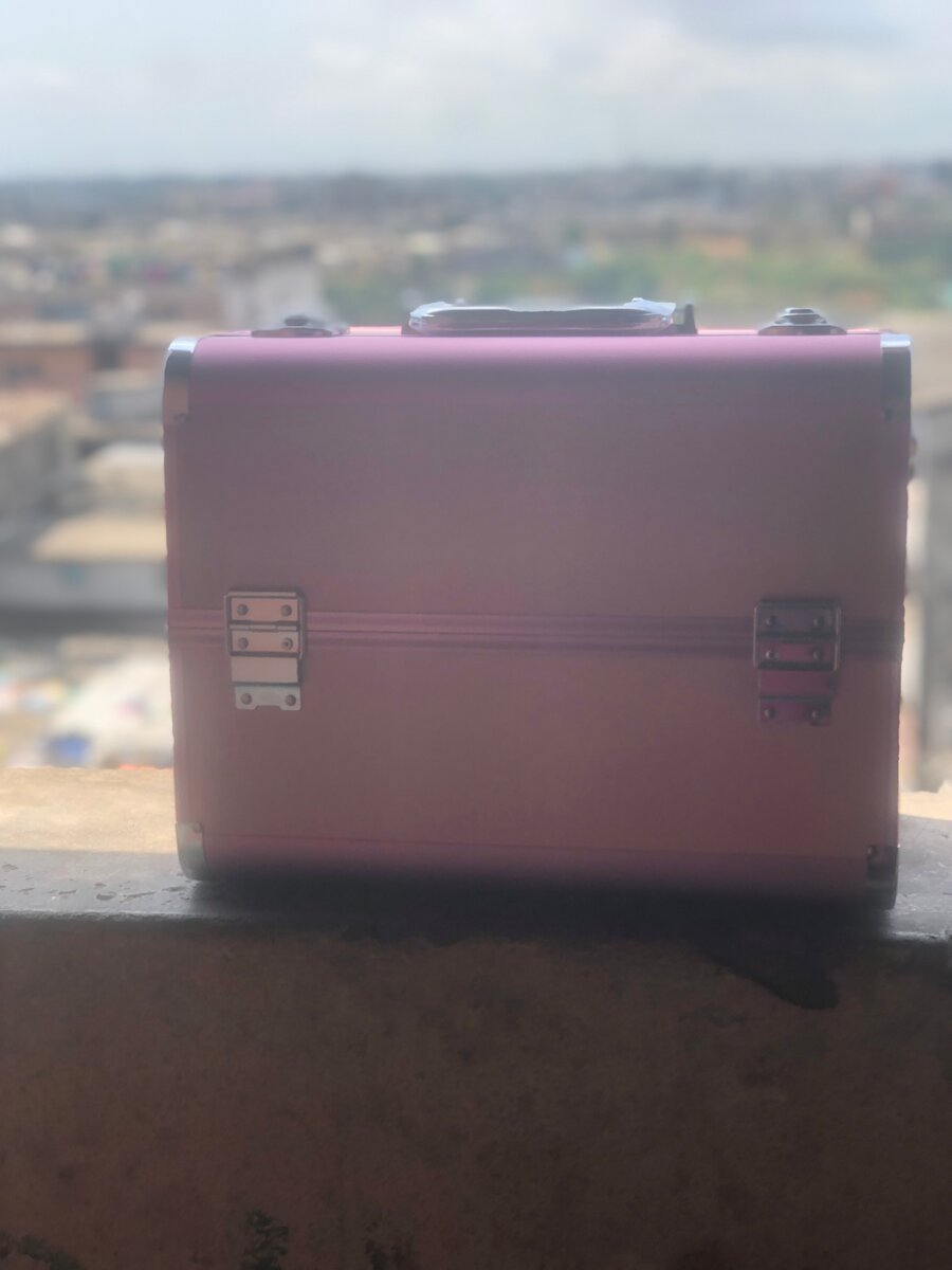 Mallette Maquillage Rose Élégante