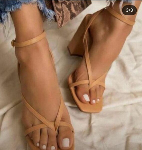Ladies block heels sandals