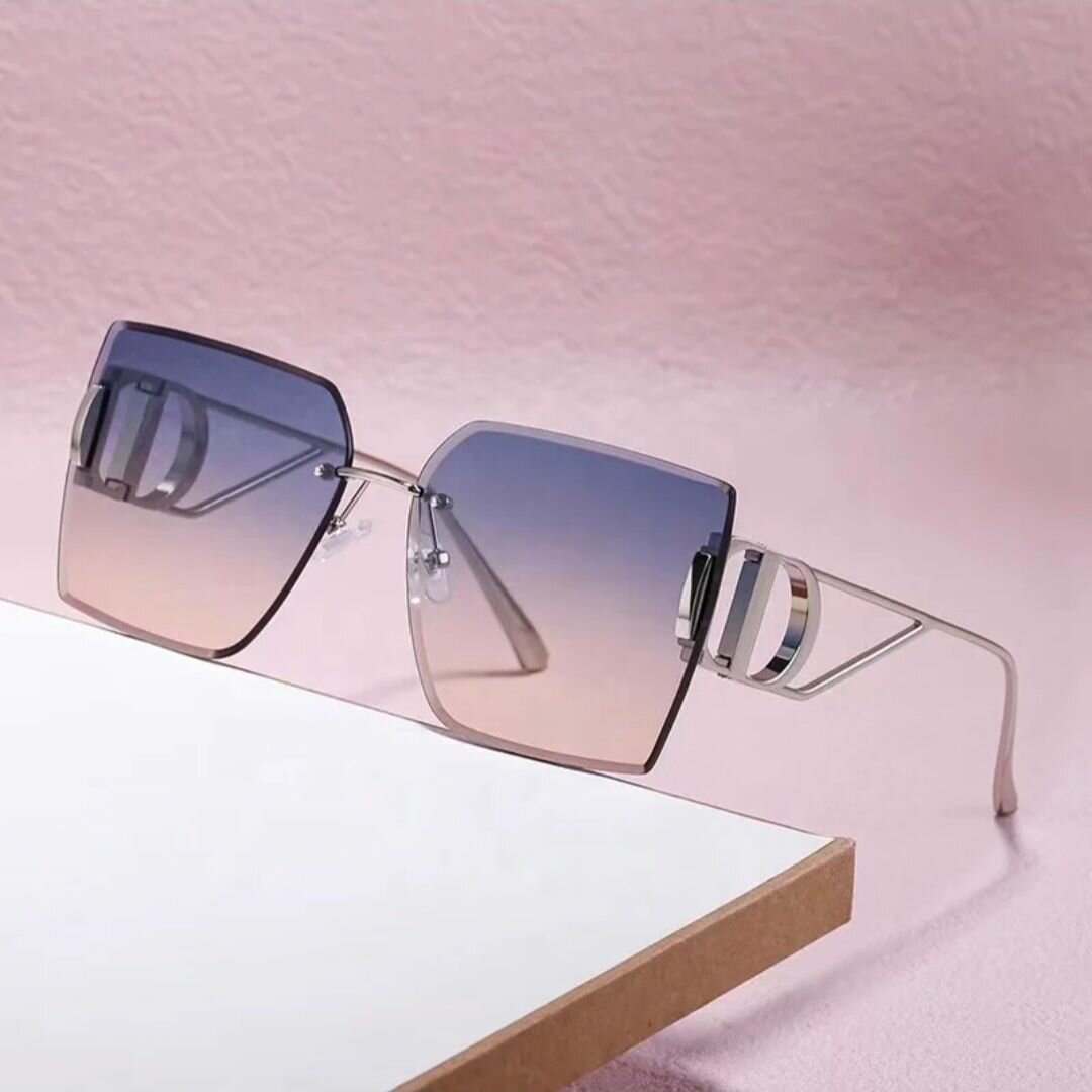 Lunettes de soleil carrées élégantes