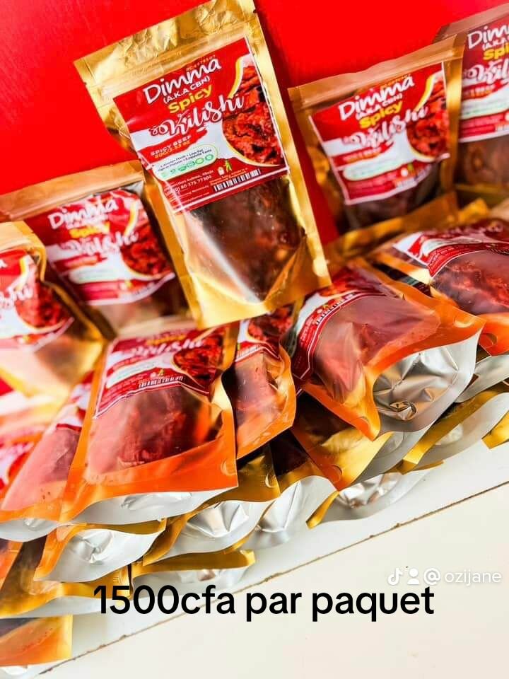 Viande séchée épicée (kilishi)