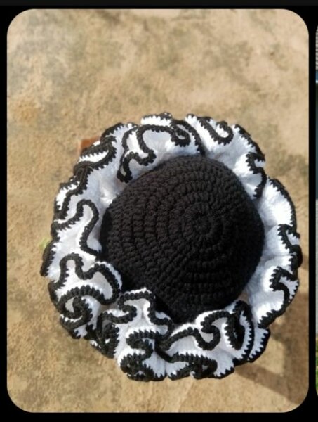 Handcrafted Ruffle Crochet Hat