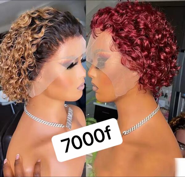 Perruque Bouclée en Dentelle