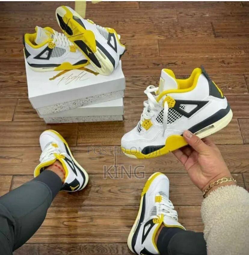 Jordan 4 white & yellow
