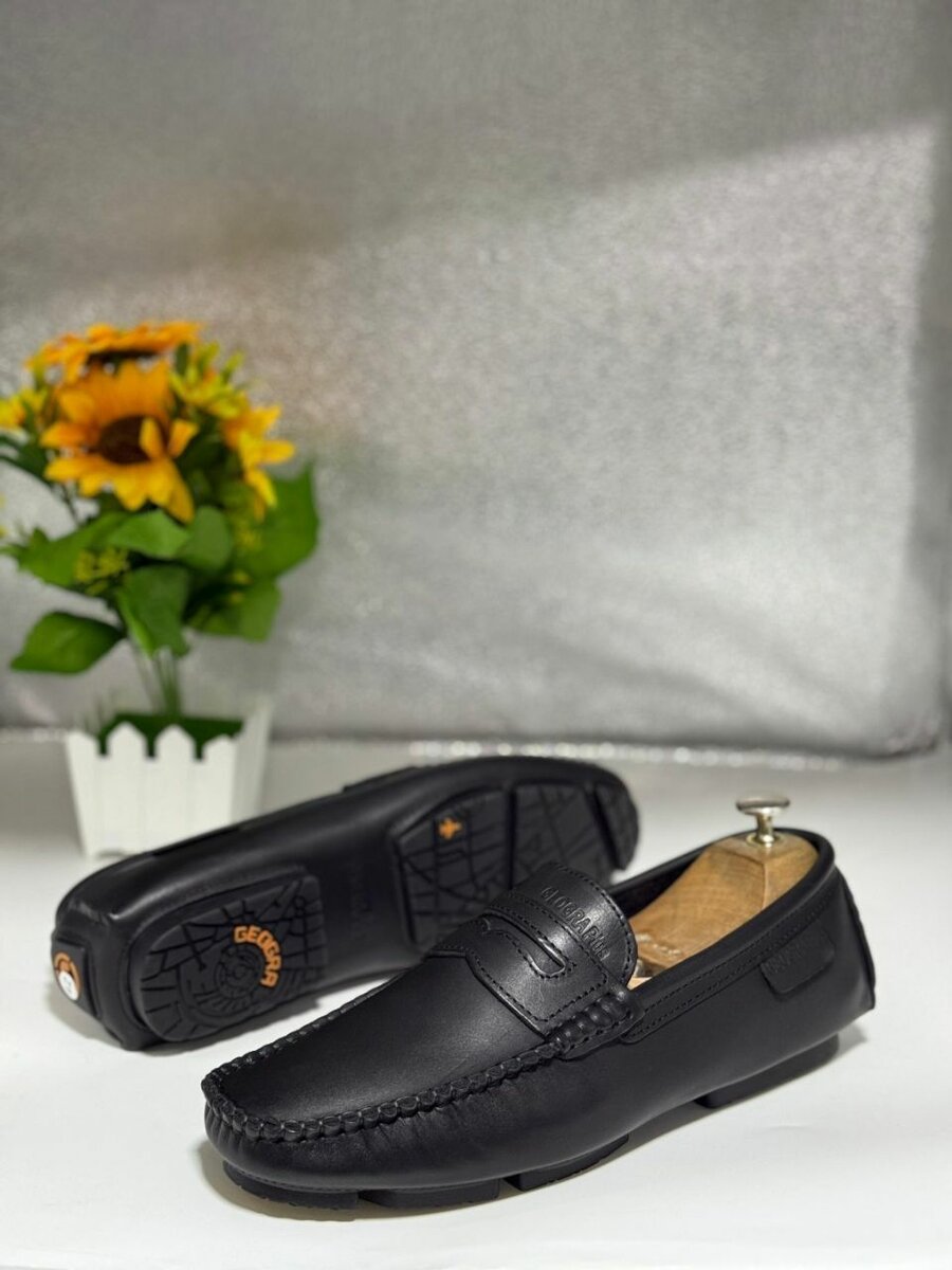Mocassins en cuir pour hommes