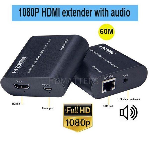Extendeur HDMI 60M avec Audio